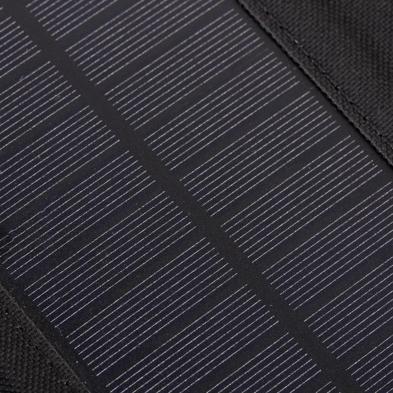 20W Foldable Monocrystalline Solar Panel with Dual USB for Camping & Phone Charging