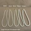 Elegant Faux Pearl Layered Necklace for Women - Versatile Clavicle and Sweater Chain