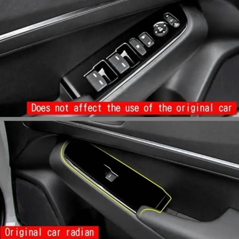 Weatherproof Precise Fit Door Armrest Panel For 2021-2022 Vehicles ABS Material Scratch Resistant Window Switches Cover
