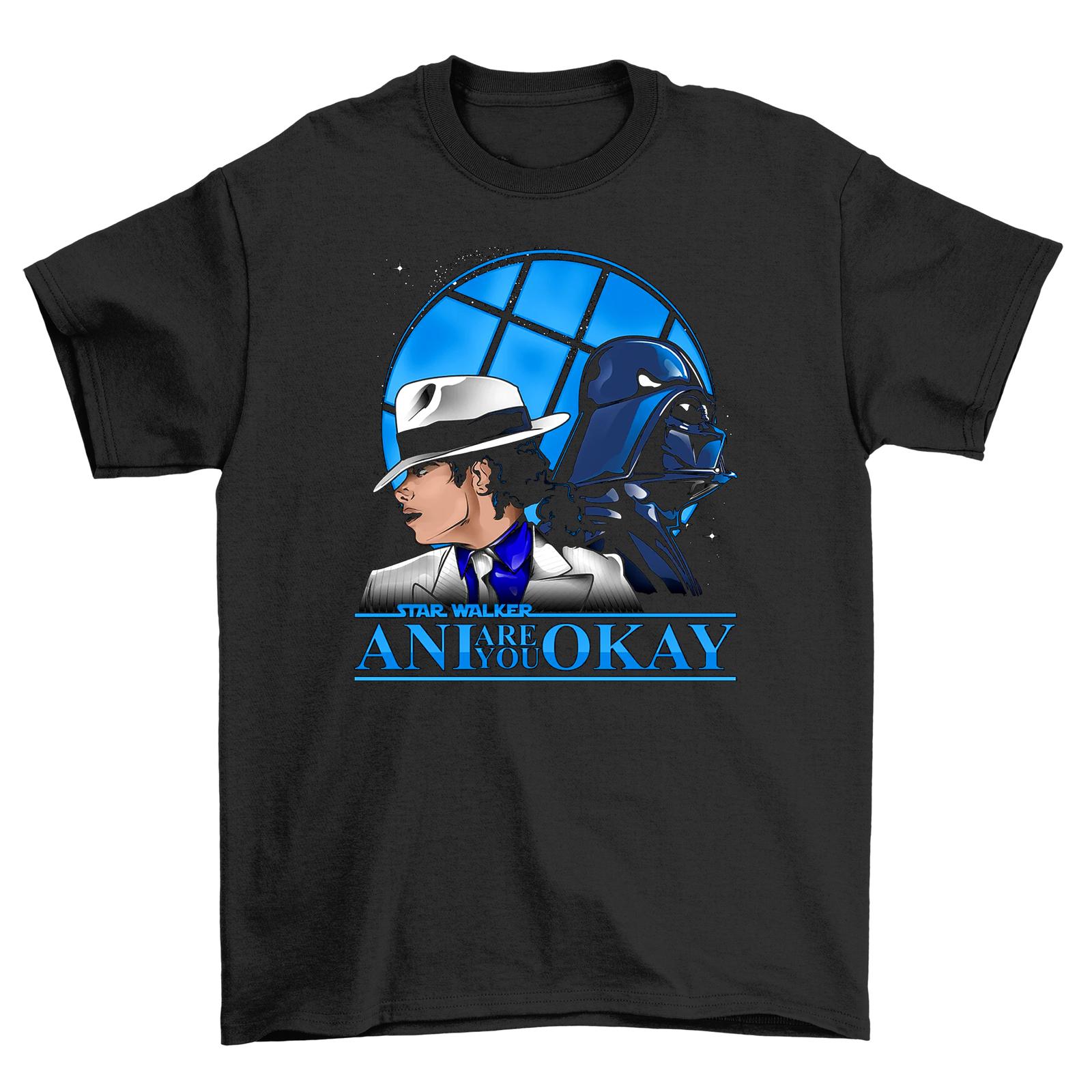 Ani Are You OK? Funny Star Wars T-Shirt Mens Womens Tees Top - Hilarious Mashup! Unisex Printed Desig 3XL