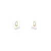 High-End French Retro Pearl Pendant Earrings: Elegant, Versatile Hoops for Women