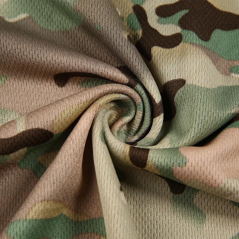 Camouflage Clothing Short-sleeved Men's Summer Quick-drying Sports T-shirt Outdoor Physical Training Clothing Tactical T-shirt