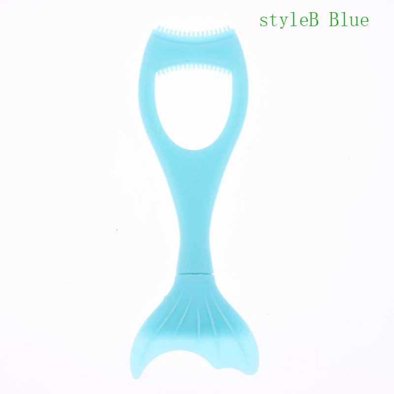 Silicone Mascara Shield Mermaid Extension Applicator Guard Detachable Eye Shadow Eyelashes Tools For Women Girls Beginners