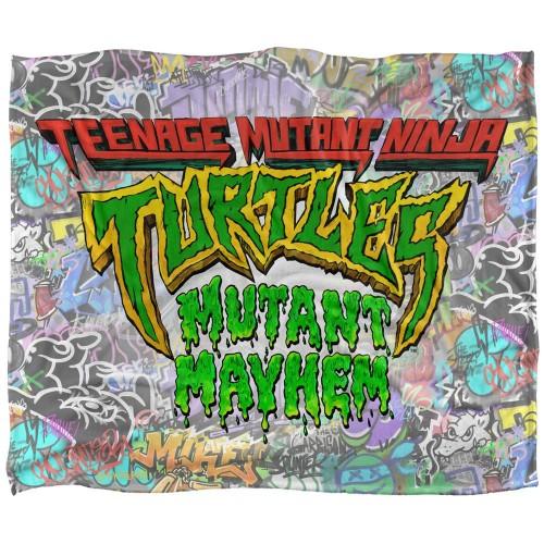 Teenage Mutant Ninja Turtles: Mutant Mayhem Silky Graffiti Logo Blanket
