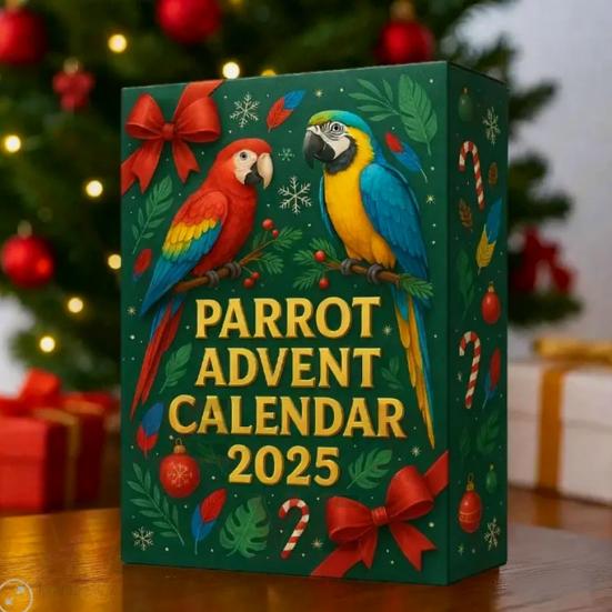 Bird Advent Calendar Collection 2025 24-Day Countdown Box Multifunctional Decoration for Christmas Fun Family Friends