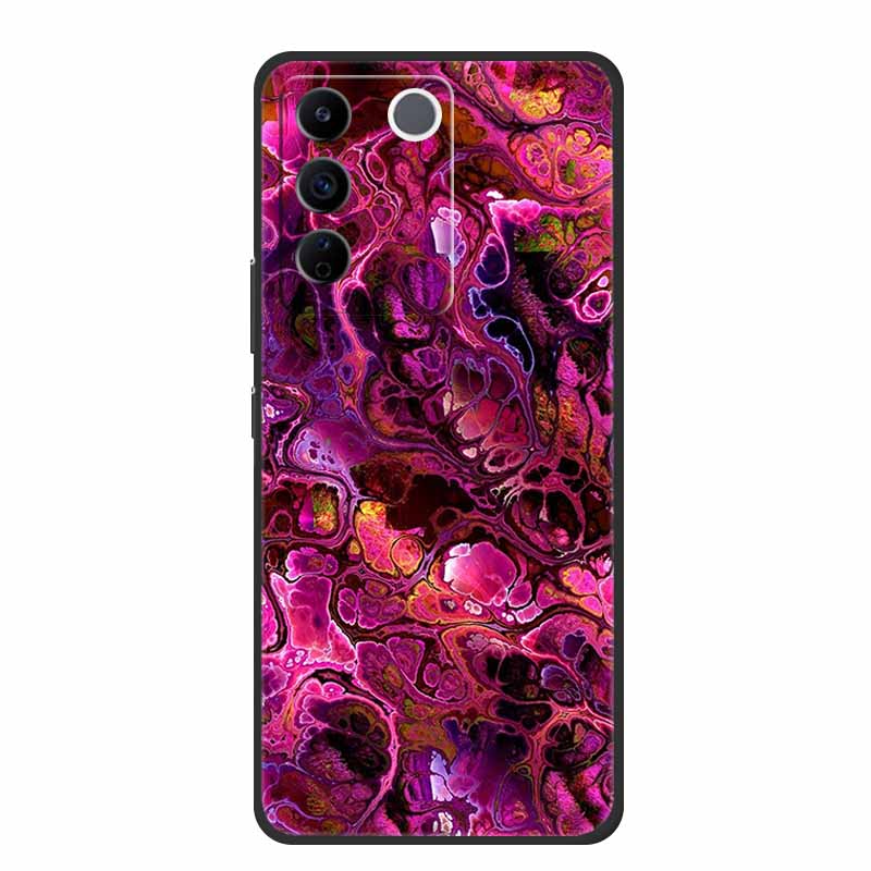 

For Vivo V27e Case Cute Cartoon Cat Black Silicone Soft Phone Case For Vivo V27 Pro V27e Back Cover Cases V 27 e Pro Funda Coque Vivo V27 Pro