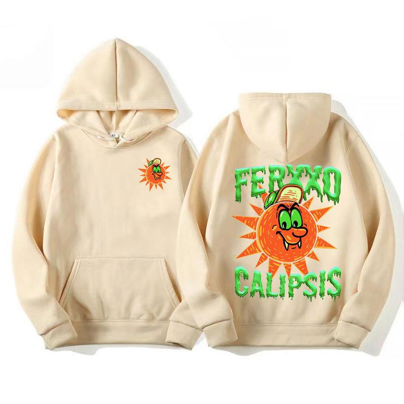 Ferxxo Calipsis Potisk Módní Mikina Ležérní Oversized Unisex Podzim Zima Flísová Streetwear Topy Pánské Sudaderas