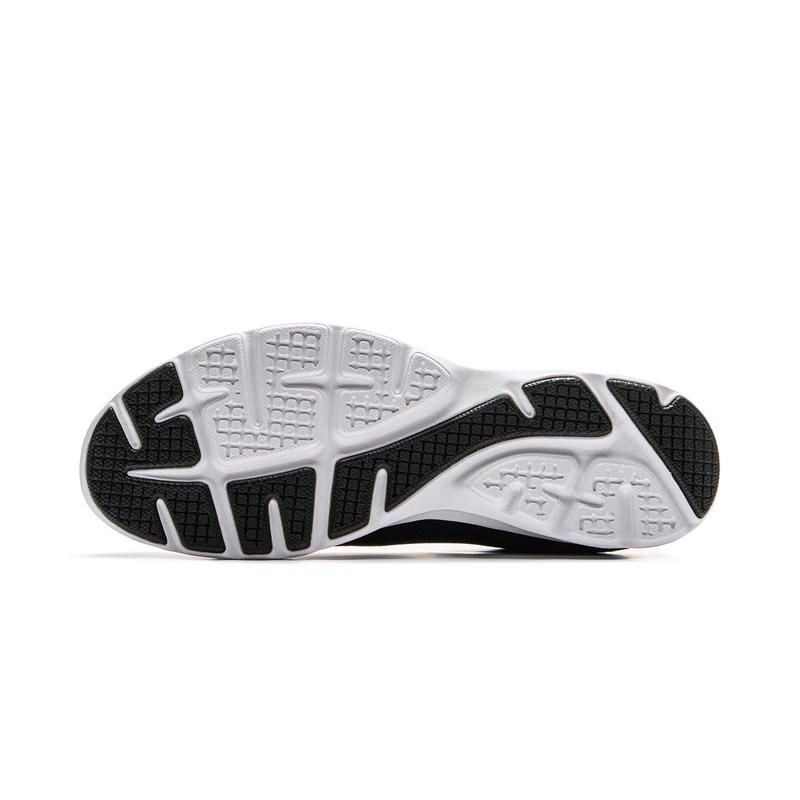 Li-Ning Comfortable Fashion Trendy Shock Absorbing Non-Slip Wear-Resistant Low-Top Casual Running Shoes Men sneaker Black ARSV073-1