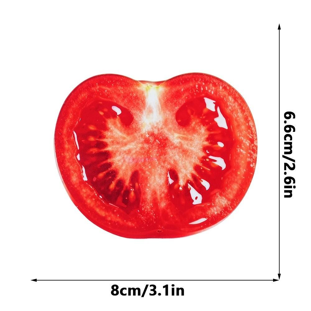 Refractive Color Acrylic Bookmark Funny Fruit Bookmark New Translucent Bookmark  Note Marker