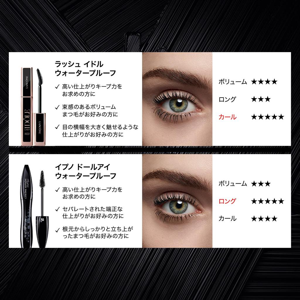 LANCÔME Mascara Lash Idole Waterproof 8ml 01 Nero Lucido Volume Waterproof (Prodotto autentico)