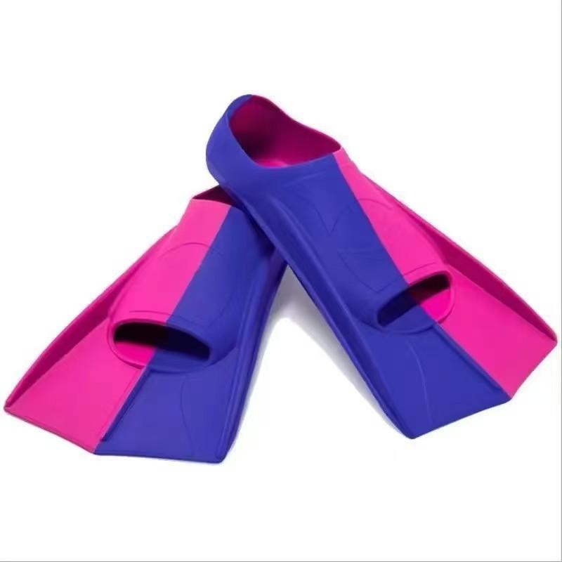 Silicone Swimming Fins Freestyle Breaststroke Snorkeling Training Unisex Adult Kids Size Range