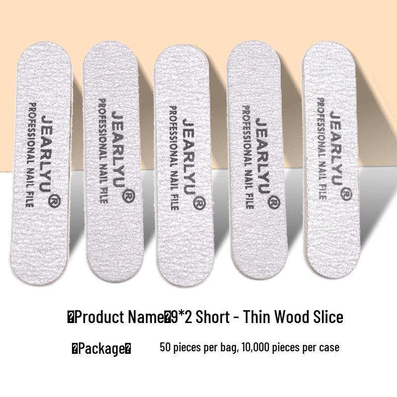 9cm Mini Double-Sided Nail File for Shaping and Polishing Acrylic Nails