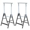 2Pcs/Set Height Adjustable Detachable Folding Lifting Bracket Frame Support for Work Table