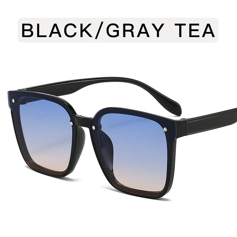 Korean Fashion Sunglasses Designer Square Shape Anti-reflective Men Sun Glasses Holiday Travelling Glasses for Women