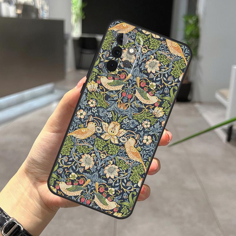 

William Morris Case For Samsung Galaxy A12 A32 A52 A05 A36 A56 A26 A16 A53 A33 A13 A55 A35 A15 A14 A34 A54 Samsung A25