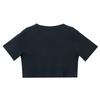 Nike Crop Tops Women's Black Crew Neck Moderate DV7871-010