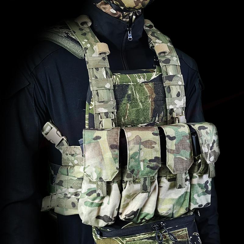 BEPAN Outdoor Modular Quadruple Lightweight Chest Mount AS System 7.62/5.56/5.45 Fittings