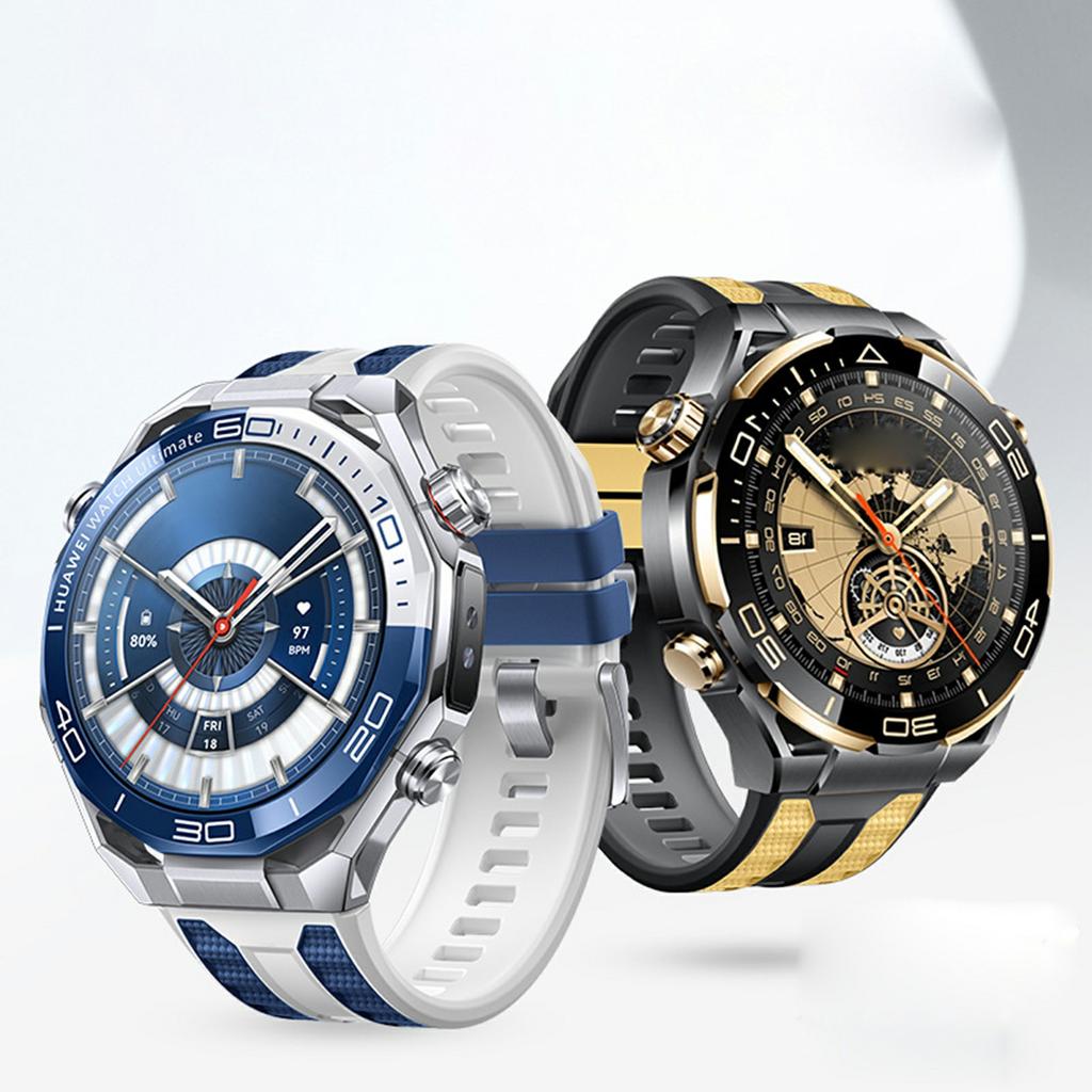 22mm Dual Color Watch Band for Huawei Watch GT 5 Pro/5/4/ 46mm/Watch 4 Quick Release Silicone Strap
