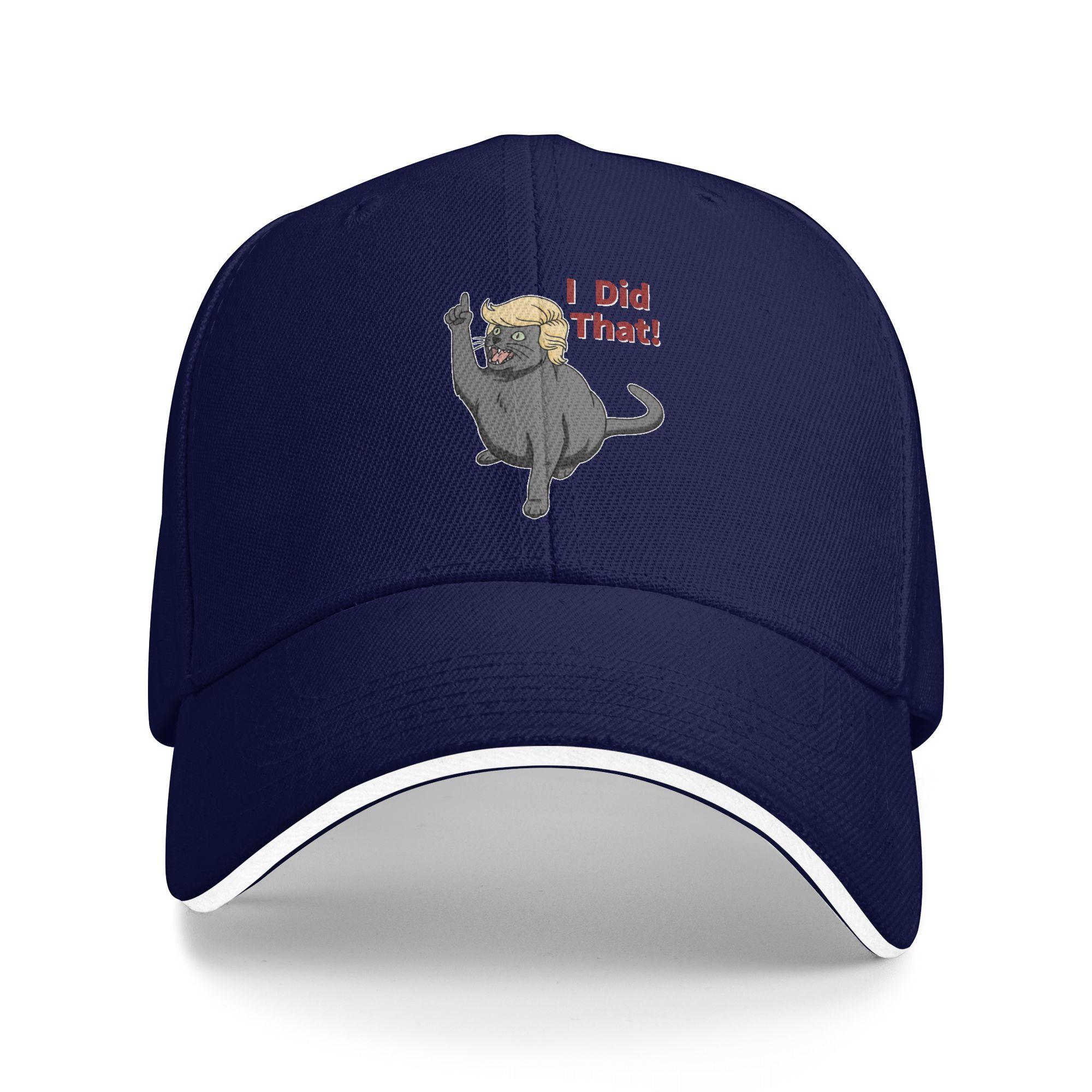 

Sassy Cat I Did That Internet Meme Baseball Cap Trendy Unisex Women Trucker Hat Hot Sale Print Outdoor Sports Caps Present One Size
