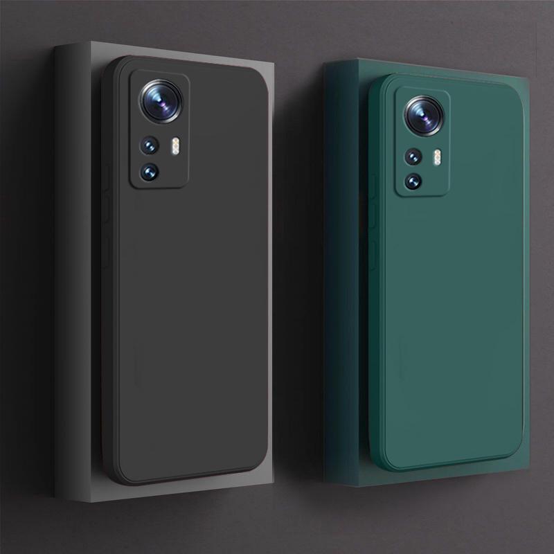 Liquid Silicone Case For Xiaomi 12T Pro Case for Xiaomi 12T 11T Pro 12 Lite Cover Funda Coque Soft TPU Phone Case For Xiaomi 12T