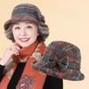 Newsboy-Kappe im ethnischen Stil aus Wollmischung mit Stickerei für den winterlichen Freizeitlook
