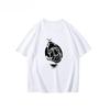 Sumemr Unisexs and Womens Same Loose Round Neck Shortsleeved Top New Highquality Legendary Berserk Skull Knight Printed Tshirt