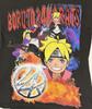 [USED] 24karats X BORUTO Collaboration T-Shirt Naruto Anime T-Shirt Black