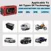 12V 8A 15A Car Charger 14.6V Motorcycle Truck Emergency Jump Starter Digital Display For Lifepo4 Lead Acid AGM GEL Batteries