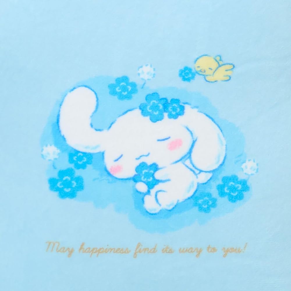 Sanrio Cinnamoroll Shoulder Bag Light Blue Clover Design Casual Tote Bag