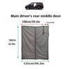 Outdoor Camping RV Anti-Mosquito Mesh Door Curtain with Magnetic Closure