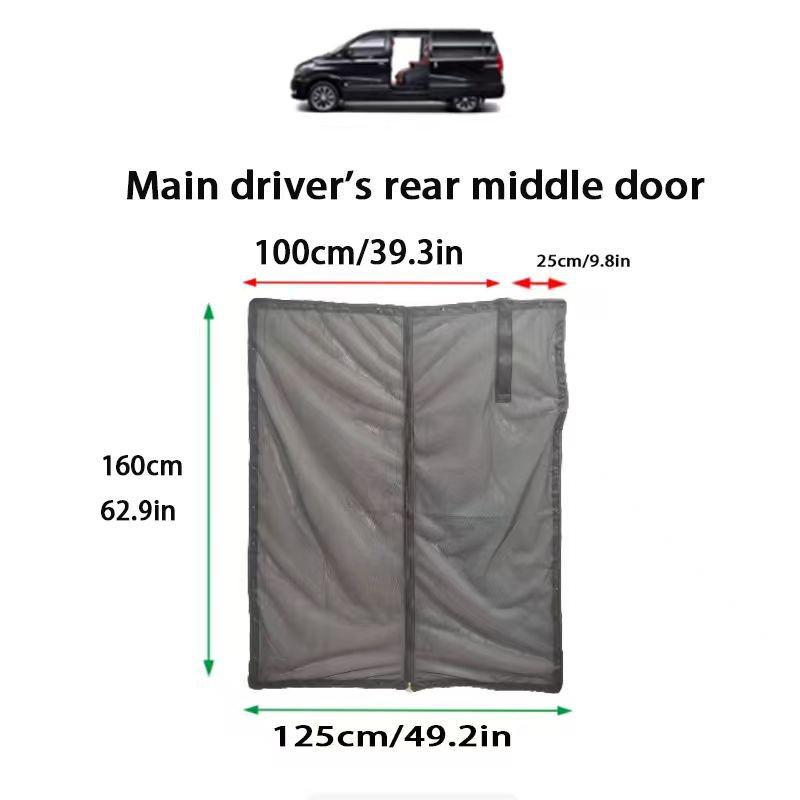 Outdoor Camping RV Anti-Mosquito Mesh Door Curtain with Magnetic Closure