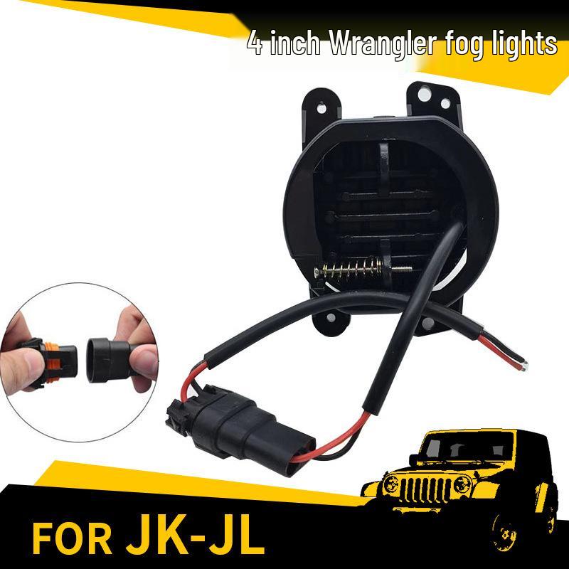 Compatible 30W 4-Inch LED Fog Lights for JEE Wrangler Front Bumper