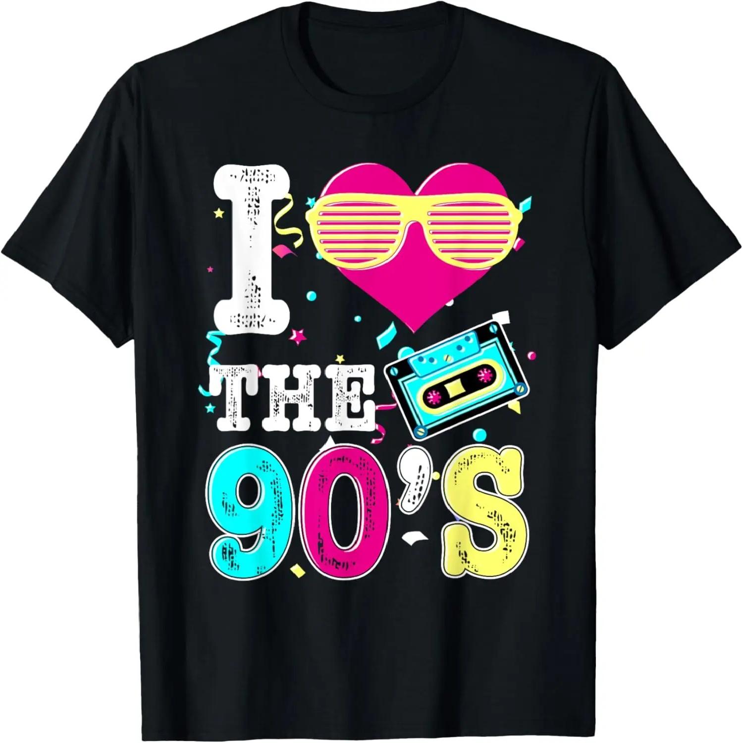 

Одежда 90-х - Товары для вечеринки в стиле 90-х - Футболка с костюмом на 90-е S чёрный