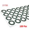 100pcs Self-Adhesive 21700 18650 26650 Battery Insulating Gasket, Hollow Paperboard Electrical Insulation Pad Rings 1S-8S Solid
