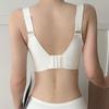 Women's Seamless Wireless Push Up Bra Anti Sagging Lift Side Support Wide Strap Comfort Half Cup Bra
