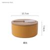 6 Inch Ceramic Butter Box with Lid Sealed Box Household Round Butter Boxs with Knife Butter Dish Cheese Boxs Kitchen Tableware