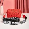 Fashi Cool Geometry Color Shoulder Bags For Women Small Crossbody Bag Purse PU Leather Lady Girls Handbag Bolsa Feminina