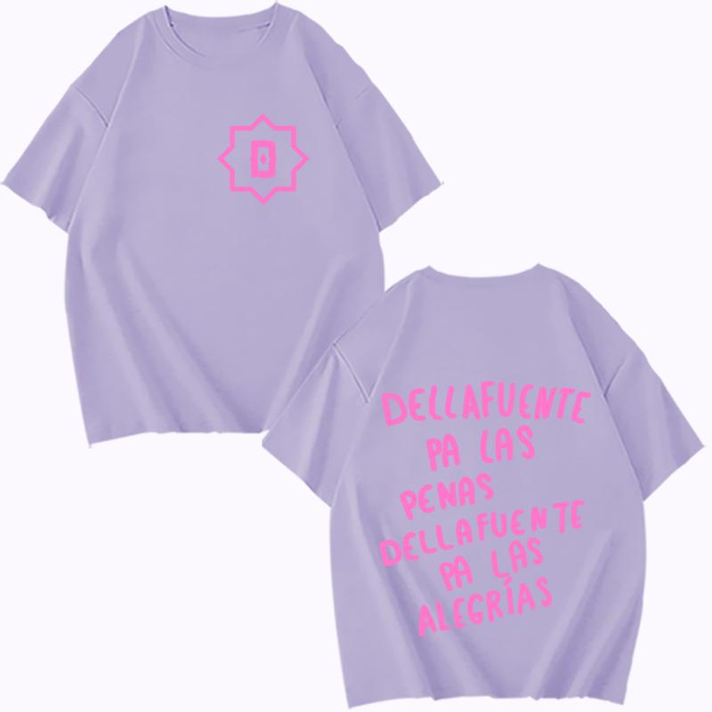 Rapper Dellafuente Pa Las Penas Dellafuente Pa Las Alegrías Graphic T Shirt men women Oversized 100% Cotton loose Unisex tops