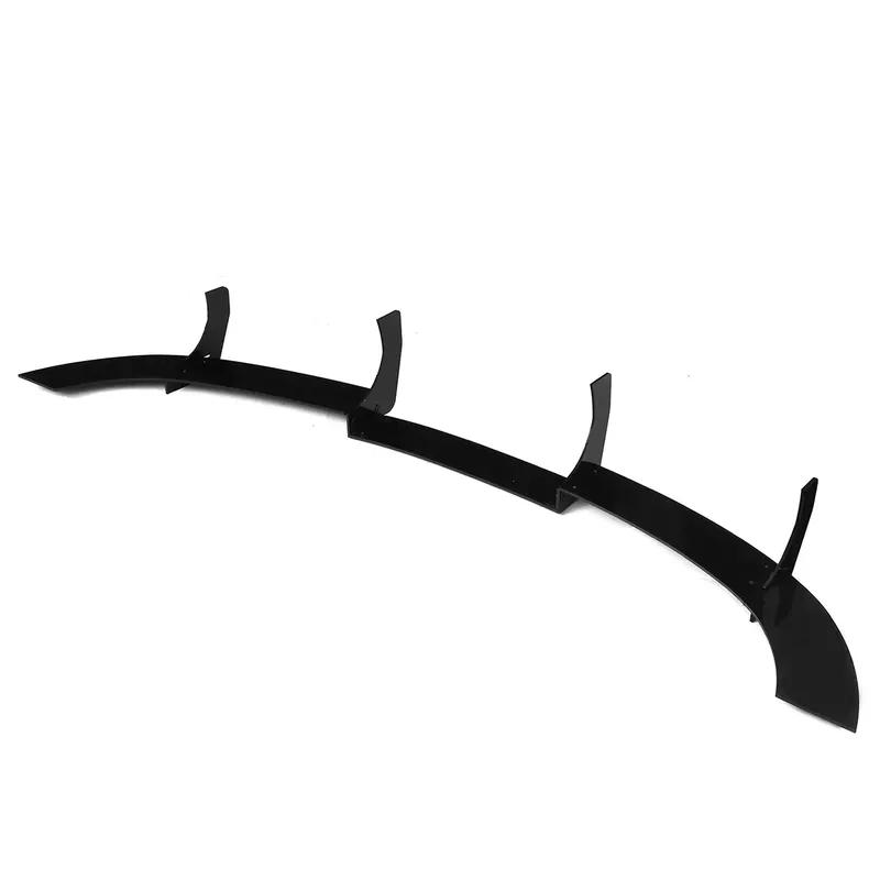 For Golf MK5 R32 2005-2009 Car Rear Bumper Lip Diffuser Spoiler Splitter Rear Side Splitters Rear Diffuser Lip ABS Black