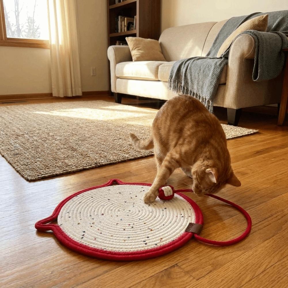 Wear-Resistant Cat Scratching Toy Scratch Resistant Dog Mattress Pet Sleeping Mat  Apartment