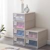 Transparent drawer style shoe box Plastic storage box Stackable No assembly required Dustproof and moisture-proof Storage items