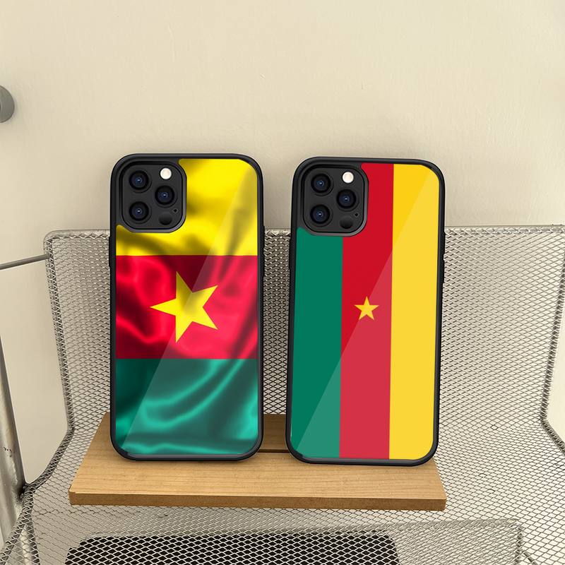 

Чехол для телефона с национальным флагом Камеруна для Iphone 14 13 12 11 Pro Max Mini 7 6 6s 8 Plus X Xr Xs Se 2020 Fundas Shell PC TPU Cover iphone 12 pro