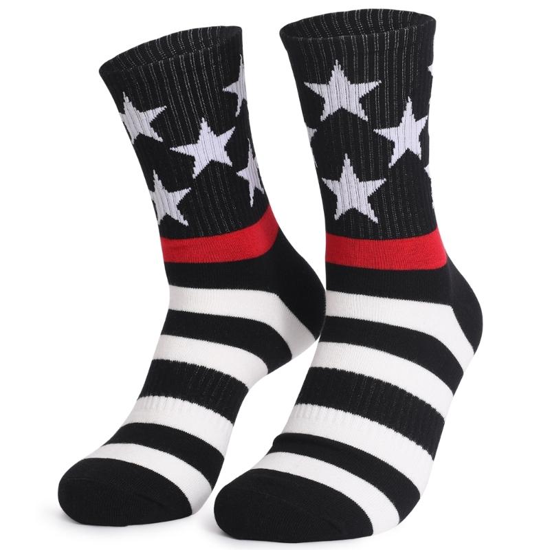 1 Pair Novelty Pattern Warm Stockings Autumn Winter Cozy Crew Socks Warm Socks