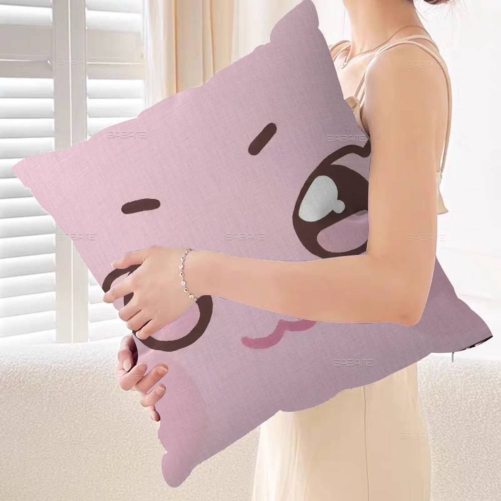 Kpop Group A-Ateez Pillowcase toon Gift Cushion Cover Bedroom Home Sofa Chair Seat Decor pillow case