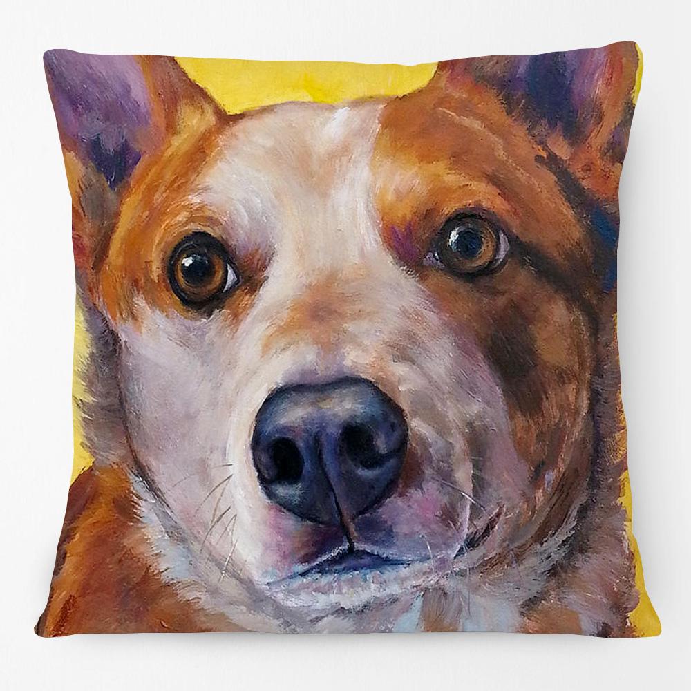 Australian Cattle Dog Shepherd Dog Red Heeler Dachshund Animals Poster Oil Painting Cushion Covers Pillow Case