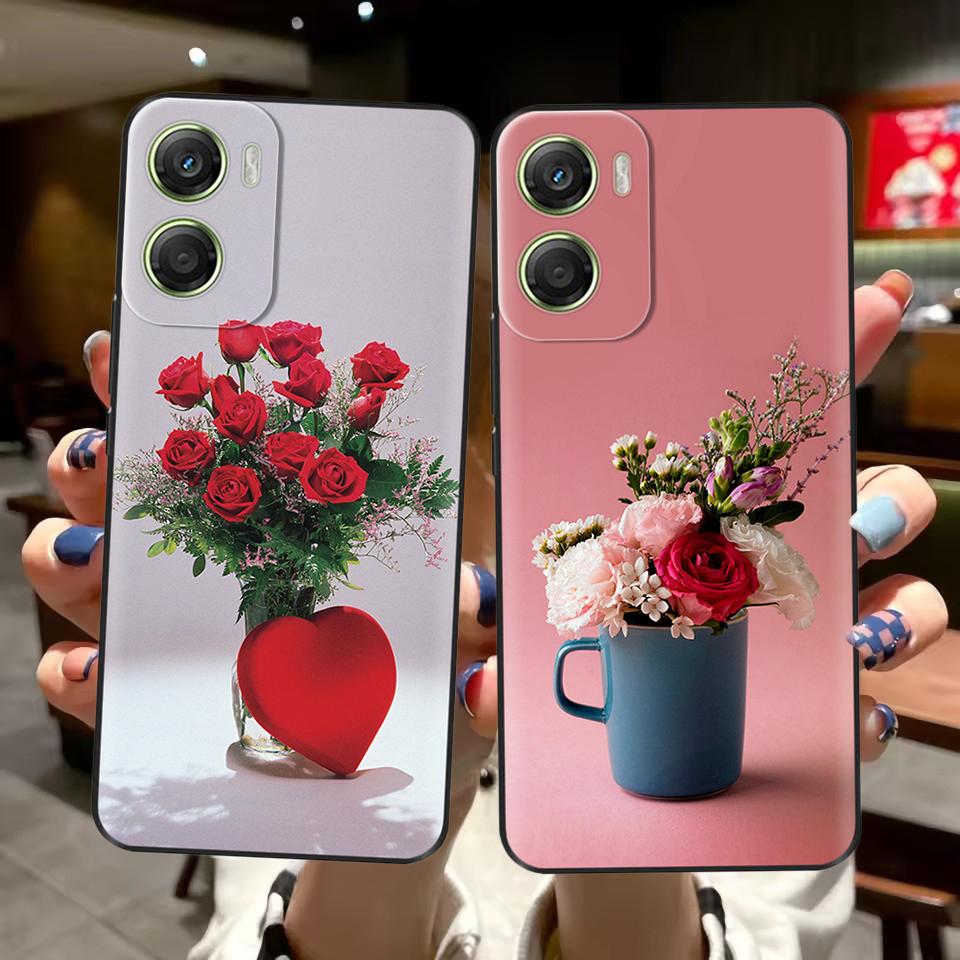 Luxury Case For Motorola Moto G06 Funda Fashion Pattern Soft TPU Protection Back Cover For Moto G06 Power MotoG06 Phone Cases