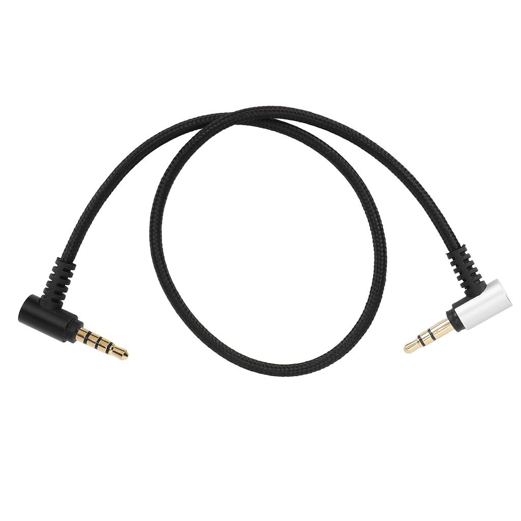 TRS to TRRS Adapter Multifunctional 3.5mm Microphone Cable Compatible for RODE SC7 35cm 13.8in