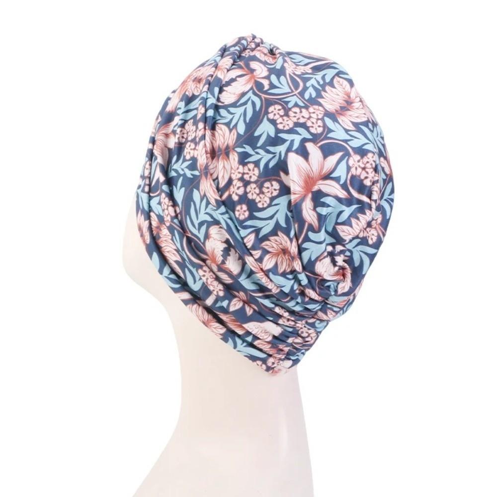 Elastic Women Turban Hat Breathable African Islamic Hair Loss Hat  Chemo Islamic Arab Cap Hat