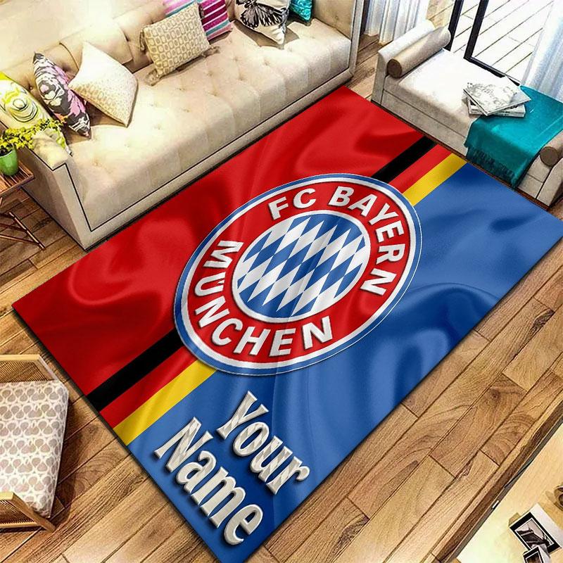 FC Bayern Munchen Custom Name Carpet Rug for Living Room Bedroom Home Sofa Decoration,Kids play Non-slip Floor Mat