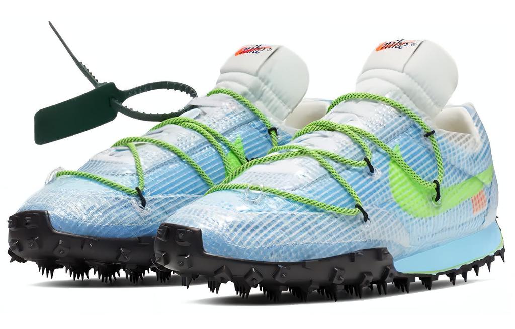 Nike X Off White Waffle Racer 'Vivid Sky' Women's CD8180-400